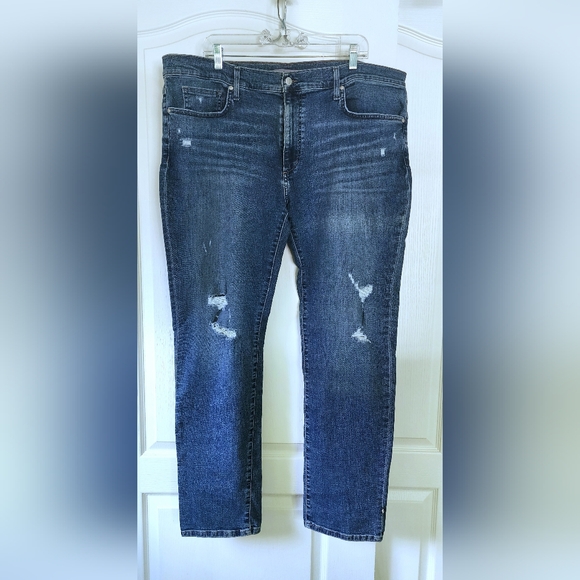 Joes Jeans Mens Kinetic Slim Fit Distressed Dark Wash Size 42